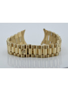 14 Karat Gelbgold Rolex Style Armband (verstellbar) mbw015y