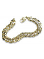 Yellow rose gold bracelet ★ russiangold.com ★ Gold 585 333 Low price