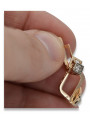 Cercei vintage roz din aur 14k cu Alexandrit, Rubin, Smarald, Safir. vec163