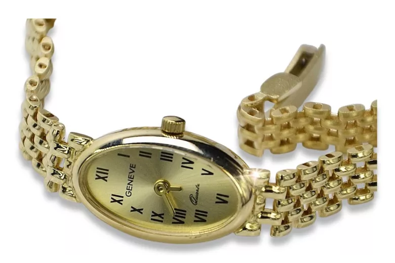 Gold ladies watch ★ zlotychlopak.pl ★ Gold purity 585 333 Low price!