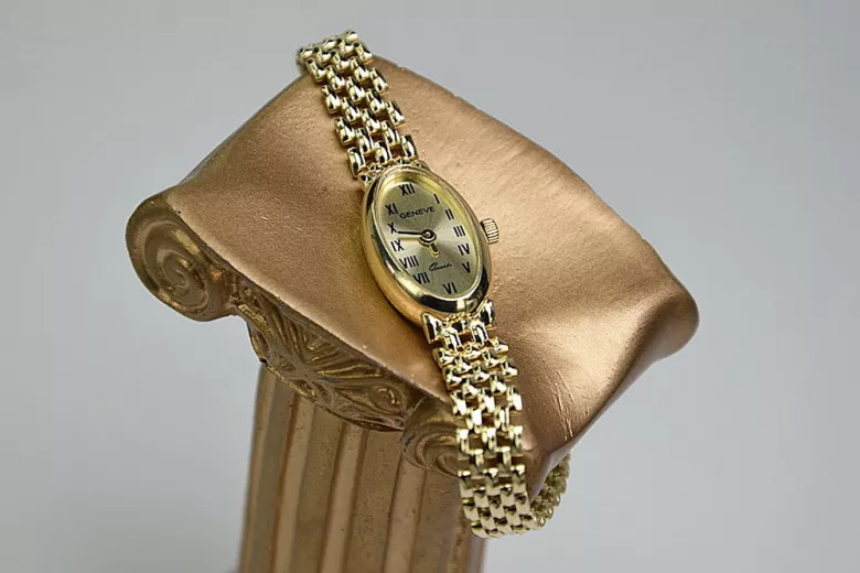 Montre ★ dame en or zlotychlopak.pl ★ Pureté d’or 585 333 Prix bas!