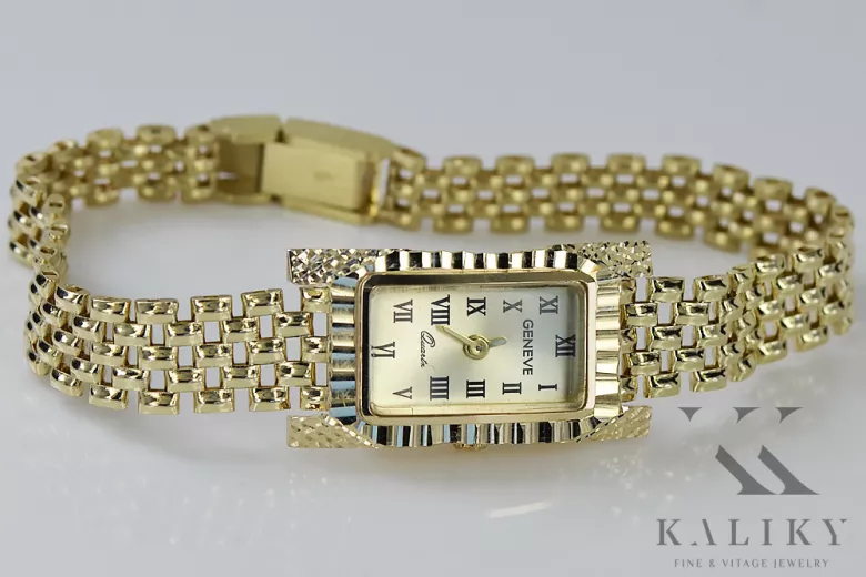 Montre ★ dame en or zlotychlopak.pl ★ Pureté d’or 585 333 Prix bas!