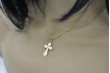 Classic Orthodox Cross in 14K Rose Gold with Vintage Pink Hue oc004r oc004r