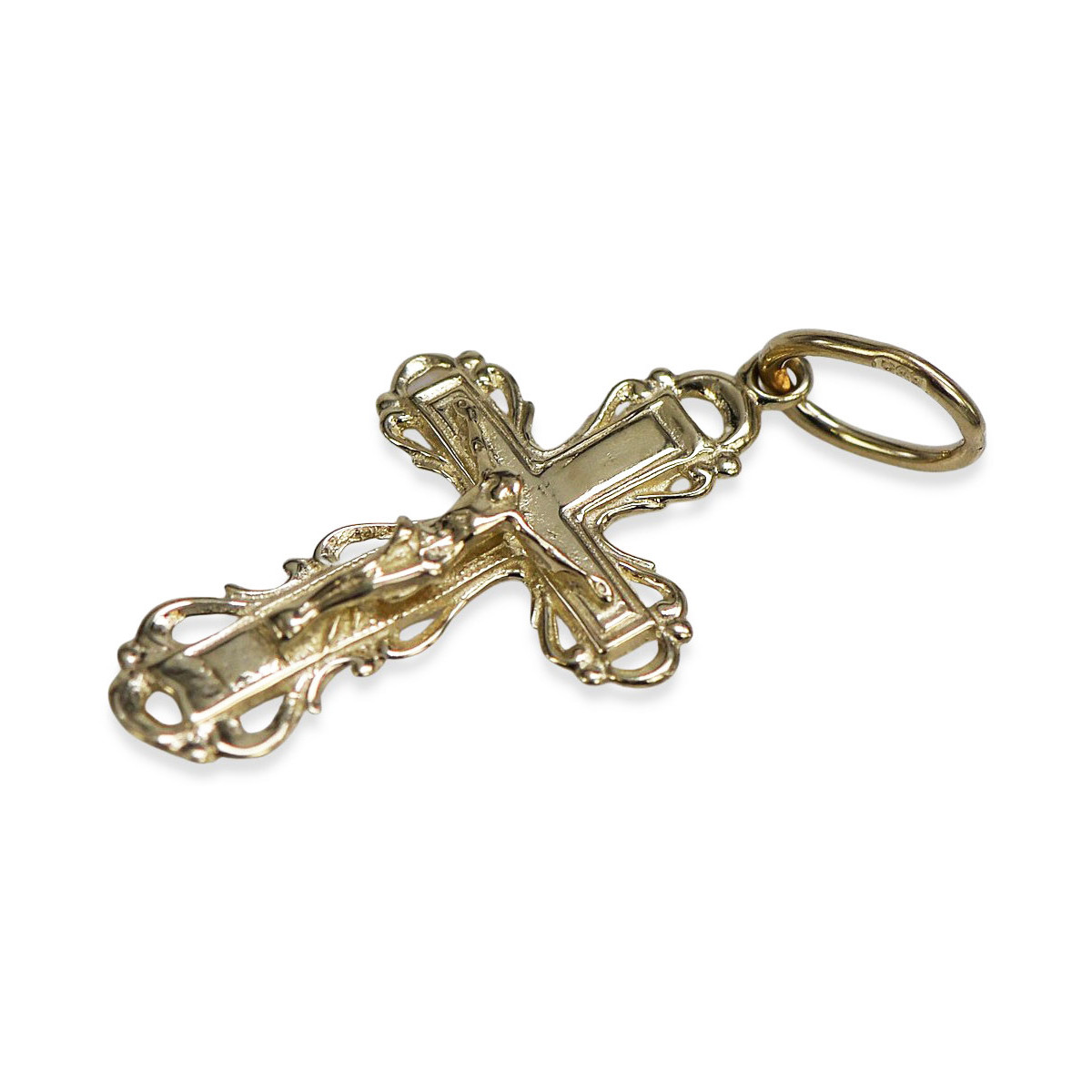 Gold Orthodox Cross ★ russiangold.com ★ Gold 585 333 Low price