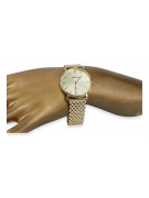 Reloj de oro para hombre Geneve ★ zlotychlopak.pl ★ Pureza de oro 585 333 Precio bajo!