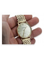 Goldene Herrenuhr Geneve ★ zlotychlopak.pl ★ Gold Reinheit 585 333 Niedriger Preis!