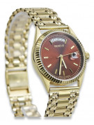 Reloj de oro para hombre Geneve ★ zlotychlopak.pl ★ Pureza de oro 585 333 Precio bajo!