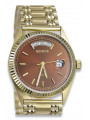 Gold men's watch Geneve ★ zlotychlopak.pl ★ Gold purity 585 333 Low Price!