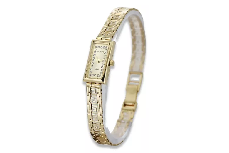 Reloj ★ de oro para damas zlotychlopak.pl Pureza de oro 585 333 ¡★ Precio bajo!