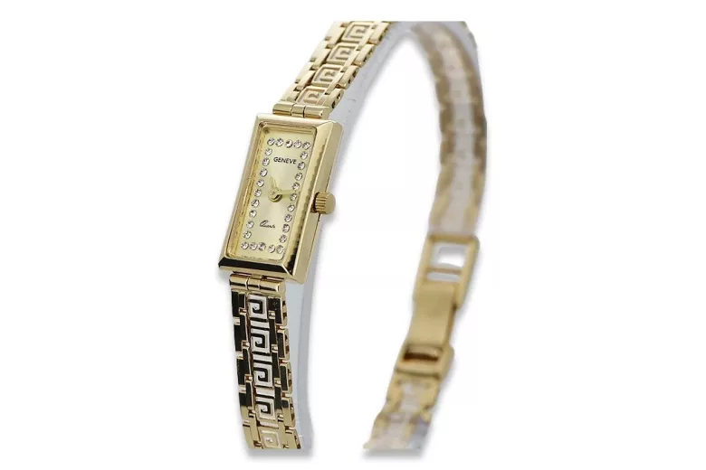 Reloj ★ de oro para damas zlotychlopak.pl Pureza de oro 585 333 ¡★ Precio bajo!