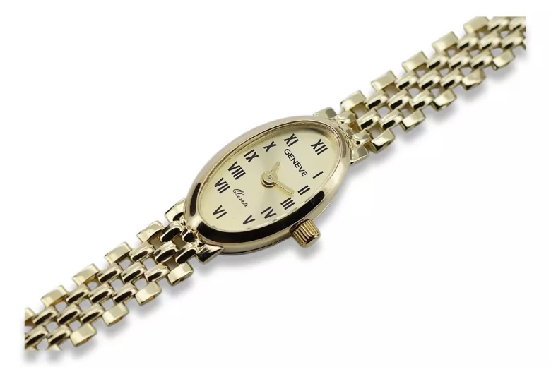 Gold ladies watch ★ zlotychlopak.pl ★ Gold purity 585 333 Low price!