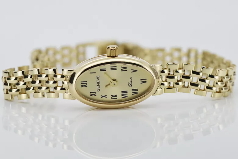 Reloj ★ de oro para damas zlotychlopak.pl Pureza de oro 585 333 ¡★ Precio bajo!