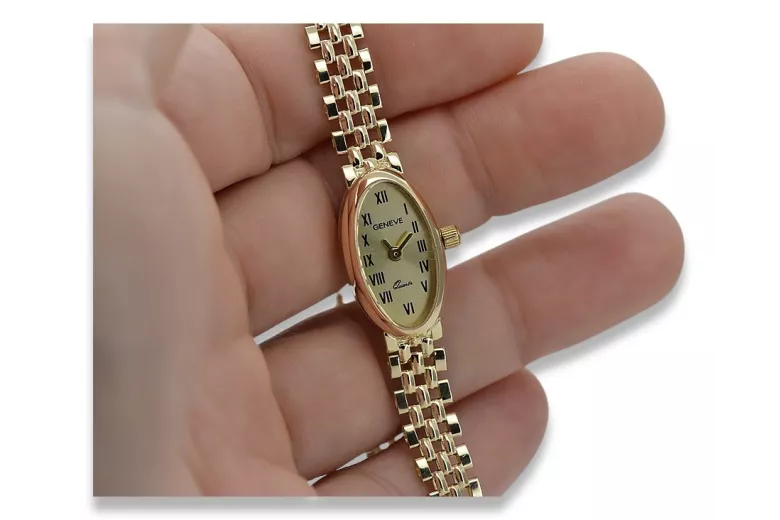 Reloj ★ de oro para damas zlotychlopak.pl Pureza de oro 585 333 ¡★ Precio bajo!