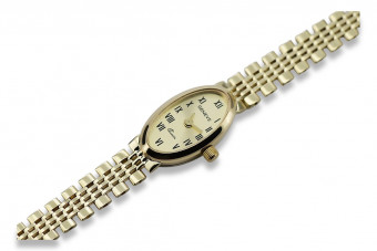 Reloj Geneve de Señora en Oro Amarillo de 14 Quilates lw096y