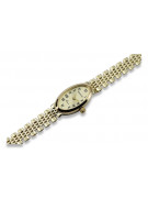 Żółte złoto 14k Lady Geneve zegarek prezent lw096y