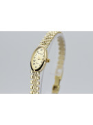 Żółte złoto 14k Lady Geneve zegarek prezent lw096y