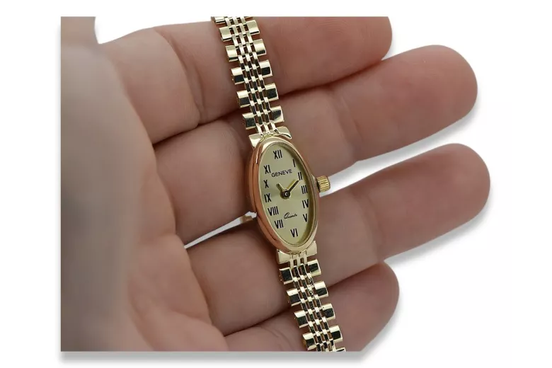 Reloj ★ de oro para damas zlotychlopak.pl Pureza de oro 585 333 ¡★ Precio bajo!