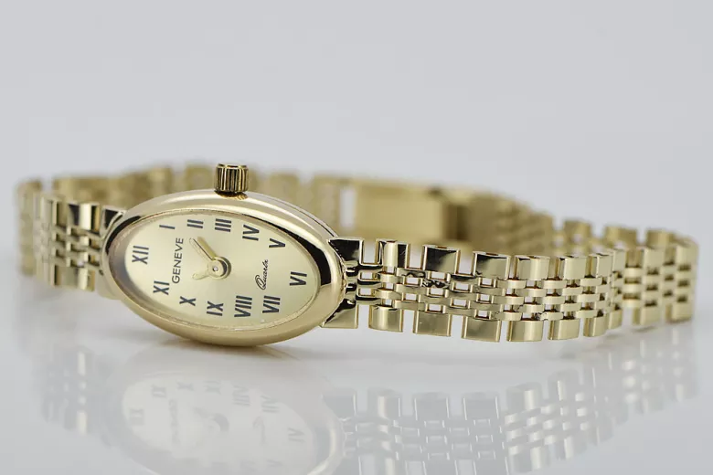 Reloj ★ de oro para damas zlotychlopak.pl Pureza de oro 585 333 ¡★ Precio bajo!