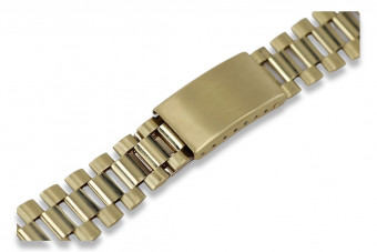 14 Karat Gelbgold Armbanduhr im Rolex-Stil mbw016y