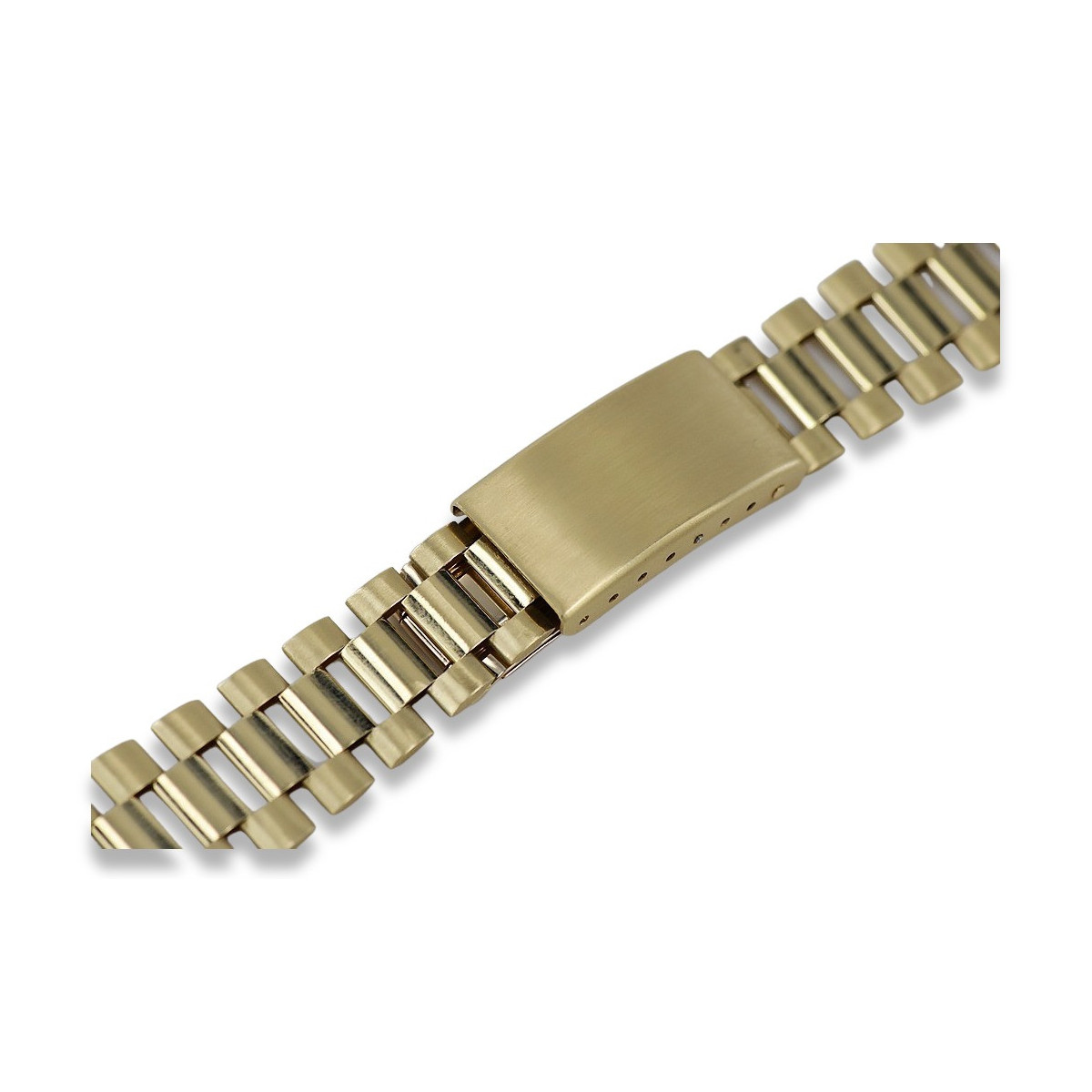 14 Karat Gelbgold Armbanduhr im Rolex-Stil mbw016y