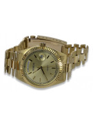 Gold men's watch Geneve ★ zlotychlopak.pl ★ Gold purity 585 333 Low Price!