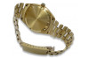 Gold Herren Armbanduhr mit Gelb 14k 585 Geneve mw013ydy&mbw016y