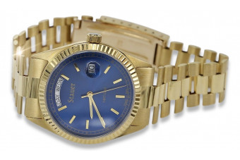 Montre Homme en Or Jaune 14k 585 Geneve mw013ydb&mbw016y