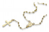 14K Yellow Gold Rosary Chain rcc003y