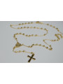 14K Yellow Gold Rosary Chain rcc003y