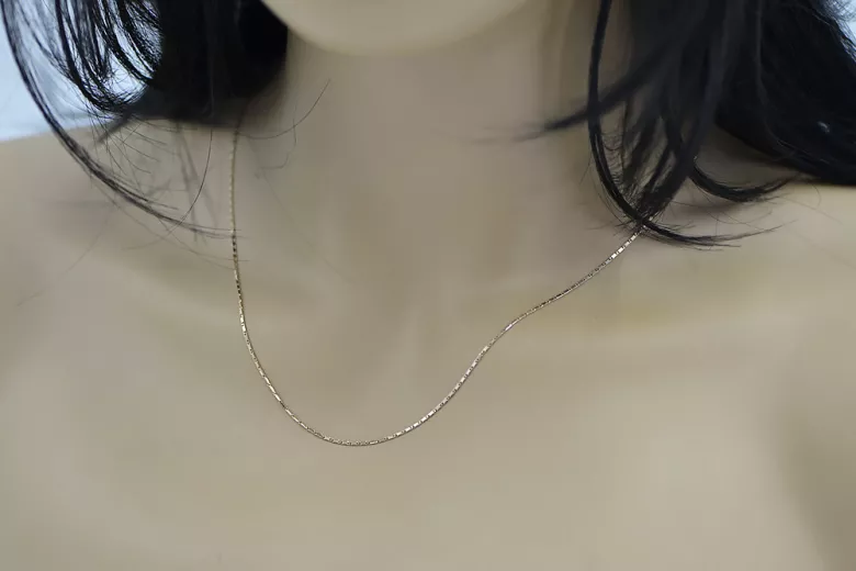 Yellow rose gold chain ★ russiangold.com ★ Gold 585 333 Low price