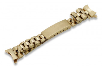 Złota bransoleta 14k 585 do zegarka damskiego typu Rolex lbw009y lbw009y