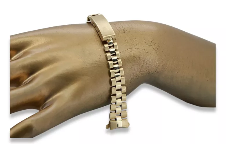 Yellow rose gold watch bracelet ★ russiangold.com ★ Gold 585 333 Low price