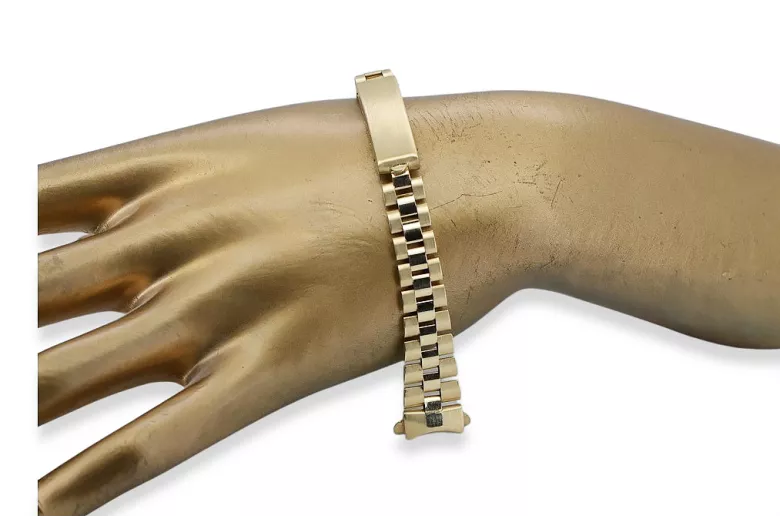 Yellow rose gold watch bracelet ★ russiangold.com ★ Gold 585 333 Low price