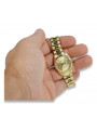 Goldene Herrenuhr Geneve ★ zlotychlopak.pl ★ Gold Reinheit 585 333 Niedriger Preis!