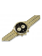 Gold men's watch Geneve ★ zlotychlopak.pl ★ Gold purity 585 333 Low Price!