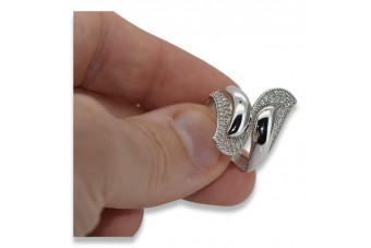 Rose soviétique russe rose 14k 585 bague vintage en or vrn001