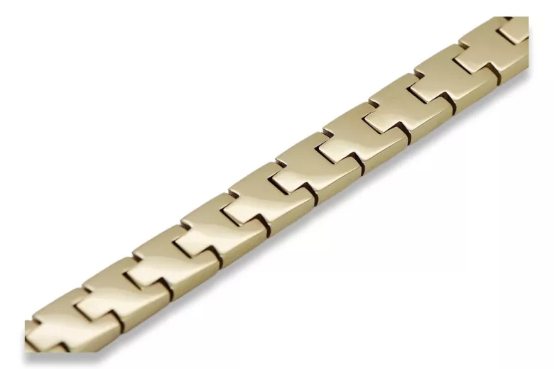 Yellow rose gold bracelet ★ russiangold.com ★ Gold 585 333 Low price