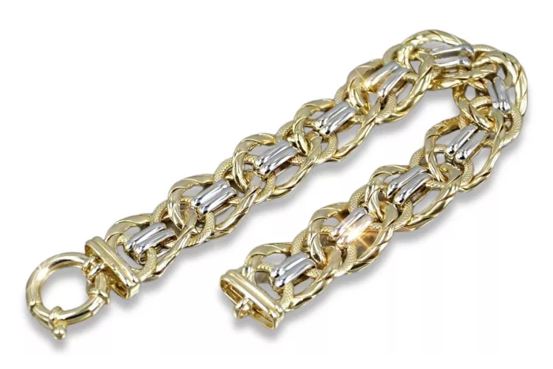 Bracelet ★ en or rose jaune russiangold.com ★ Or 585 333 Prix bas