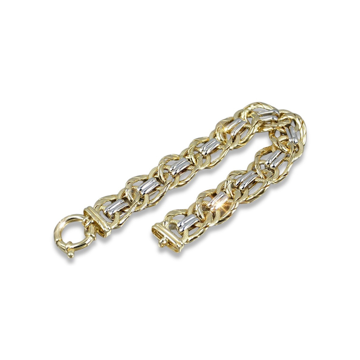 Bracelet ★ en or rose jaune russiangold.com ★ Or 585 333 Prix bas