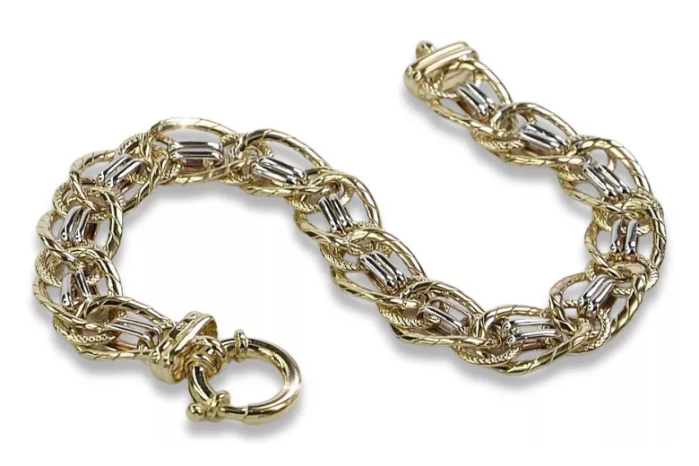 Bracelet ★ en or rose jaune russiangold.com ★ Or 585 333 Prix bas