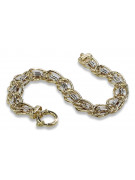 Yellow rose gold bracelet ★ russiangold.com ★ Gold 585 333 Low price