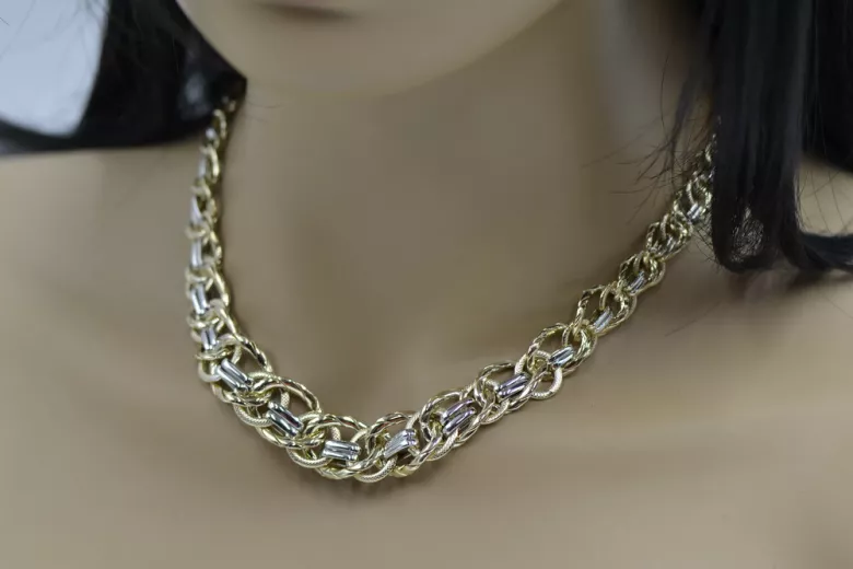 Yellow rose gold chain ★ russiangold.com ★ Gold 585 333 Low price