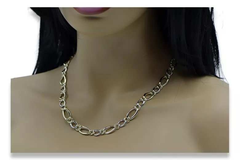 Yellow rose gold chain ★ russiangold.com ★ Gold 585 333 Low price