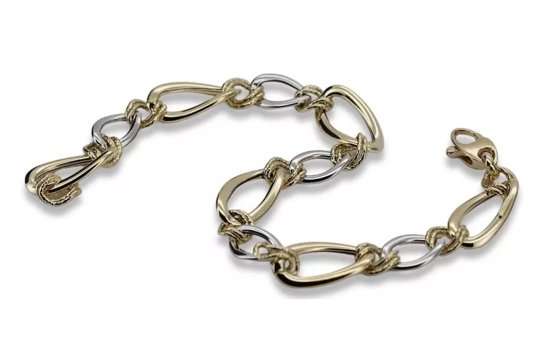 Bracelet ★ en or rose jaune russiangold.com ★ Or 585 333 Prix bas