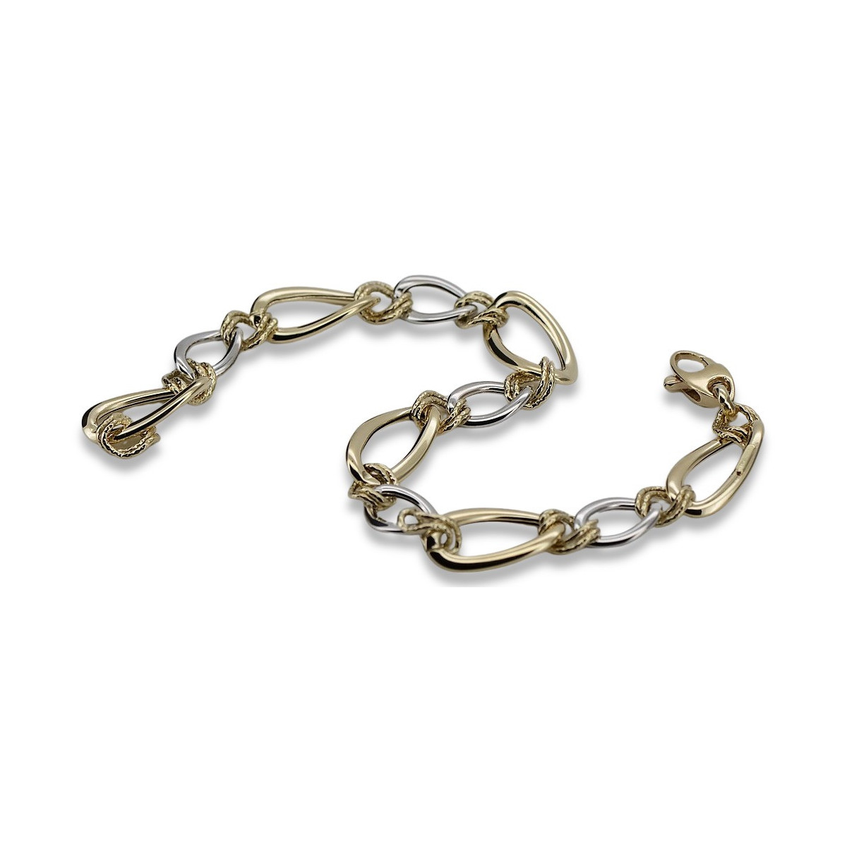 Yellow rose gold bracelet ★ russiangold.com ★ Gold 585 333 Low price