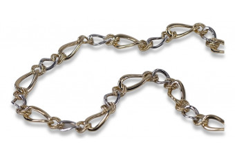 Italian 14k Gold Chain and Bracelet Duo cfc011yw&cfb011yw