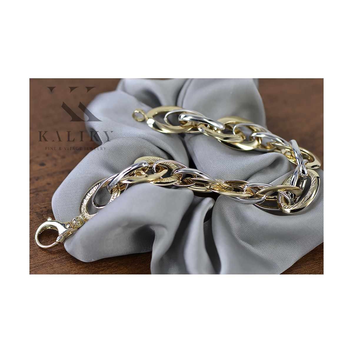 Yellow rose gold bracelet ★ russiangold.com ★ Gold 585 333 Low price