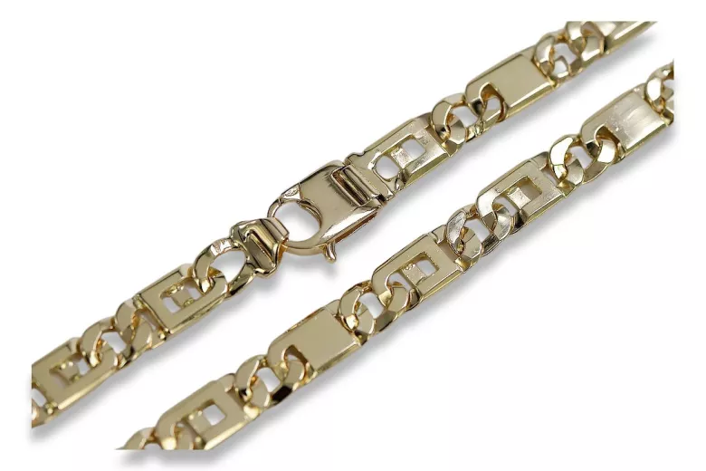 Yellow rose gold bracelet ★ russiangold.com ★ Gold 585 333 Low price