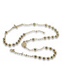 Yellow rose gold rosary chain ★ russiangold.com ★ Gold 585 333 Low price