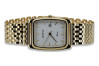 Złoty męski zegarek Geneve z 14k złota 585 mw001ydw&mbw005y